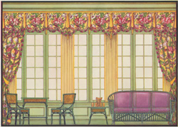 Sun parlor for a country club